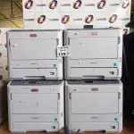 LOTE 115 - 04 IMPRESSORAS MARCAS OKI MODELO MPS5501B PARA RETIRADA DE PEÇAS. (NO ESTADO, LEILÃO NÃO TEM GARANTIA E NEM DEVOLUÇÃO, SUJEITO A POSSÍVEIS AVARIAS VISÍVEIS/OCULTAS E/OU AUSÊNCIA DE COMPONENTES).