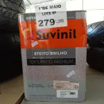 LOTE 279 - 01 LATA DE TEXTURATTO EFEITO BRILHO SUVINIL BASE 24KG. (NO ESTADO, LEILÃO NÃO TEM GARANTIA E NEM DEVOLUÇÃO, SUJEITO A POSSÍVEIS AVARIAS VISÍVEIS/OCULTAS E/OU AUSÊNCIA DE COMPONENTES).