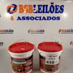 LOTE 410 - 02 BALDES DE DRYKOVEDA, ADITIVO IMPERMEABILIZANTE PARA CONCRETO E ARGAMASSAS. (NO ESTADO, LEILÃO NÃO TEM GARANTIA E NEM DEVOLUÇÃO, SUJEITO A POSSÍVEIS AVARIAS VISÍVEIS/OCULTAS E/OU AUSÊNCIA DE COMPONENTES).