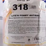 LOTE 318 - 02 GALÕES DE ESPUMA HIGIENIZADORA PARA ANTISSEPSIA INSTANTÂNEA DAS MÃOS 5L CADA. (NO ESTADO, LEILÃO NÃO TEM GARANTIA E NEM DEVOLUÇÃO, SUJEITO A POSSÍVEIS AVARIAS VISÍVEIS/OCULTAS E/OU AUSÊNCIA DE COMPONENTES).