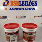 LOTE 358 - 02 BALDES DE DRYKOVEDA, ADITIVO IMPERMEABILIZANTE PARA CONCRETO E ARGAMASSAS. (NO ESTADO, LEILÃO NÃO TEM GARANTIA E NEM DEVOLUÇÃO, SUJEITO A POSSÍVEIS AVARIAS VISÍVEIS/OCULTAS E/OU AUSÊNCIA DE COMPONENTES).