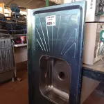 LOTE 459 - 01 PIA EM AÇO INOX CIMENTADA MEDINDO 1,20M X 0,53CM. (NO ESTADO, LEILÃO NÃO TEM GARANTIA E NEM DEVOLUÇÃO, SUJEITO A POSSÍVEIS AVARIAS VISÍVEIS/OCULTAS E/OU AUSÊNCIA DE COMPONENTES).