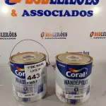 LOTE 443 - 02 GALÕES DE EPÓXI CANALIZÁVEL CORAL PARTE “A” 3,6L. (NO ESTADO, LEILÃO NÃO TEM GARANTIA E NEM DEVOLUÇÃO, SUJEITO A POSSÍVEIS AVARIAS VISÍVEIS/OCULTAS E/OU AUSÊNCIA DE COMPONENTES).