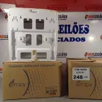 LOTE 248 - 02 TOALHEIROS AUTO CORTE COMPACTO. (NO ESTADO, LEILÃO NÃO TEM GARANTIA E NEM DEVOLUÇÃO, SUJEITO A POSSÍVEIS AVARIAS VISÍVEIS/OCULTAS E/OU AUSÊNCIA DE COMPONENTES).