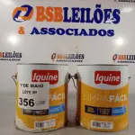 LOTE 356 - 02 GALÕES DE TINTA ACRÍLICA IQUINE LIMPA FÁCIL SEMI BRILHO BASE C. (NO ESTADO, LEILÃO NÃO TEM GARANTIA E NEM DEVOLUÇÃO, SUJEITO A POSSÍVEIS AVARIAS VISÍVEIS/OCULTAS E/OU AUSÊNCIA DE COMPONENTES).