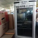 LOTE 418 - 01 ADEGA MARCA DYNASTY 220V. (NO ESTADO, LEILÃO NÃO TEM GARANTIA E NEM DEVOLUÇÃO, SUJEITO A POSSÍVEIS AVARIAS VISÍVEIS/OCULTAS E/OU AUSÊNCIA DE COMPONENTES).