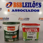 LOTE 205 - 02 GALÕES DE TINTA ACRÍLICA NAS CORES BRANCO GELO E VERDE LIMÃO. (NO ESTADO, LEILÃO NÃO TEM GARANTIA E NEM DEVOLUÇÃO, SUJEITO A POSSÍVEIS AVARIAS VISÍVEIS/OCULTAS E/OU AUSÊNCIA DE COMPONENTES).