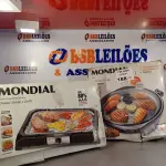 LOTE 188 - 01 CHURRASQUEIRA ELÉTRICA E 01 GRILL MARCA MONDIAL 127/110V. (NO ESTADO, LEILÃO NÃO TEM GARANTIA E NEM DEVOLUÇÃO, SUJEITO A POSSÍVEIS AVARIAS VISÍVEIS/OCULTAS E/OU AUSÊNCIA DE COMPONENTES).