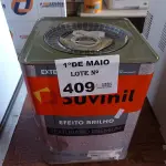 LOTE 409 - 01 LATA DE TEXTURATTO EFEITO BRILHO SUVINIL BASE 24KG. (NO ESTADO, LEILÃO NÃO TEM GARANTIA E NEM DEVOLUÇÃO, SUJEITO A POSSÍVEIS AVARIAS VISÍVEIS/OCULTAS E/OU AUSÊNCIA DE COMPONENTES).
