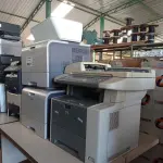 LOTE 304 - 06 IMPRESSORAS MARCAS E MODELOS DIVERSOS PARA RETIRADA DE PEÇAS. (NO ESTADO, LEILÃO NÃO TEM GARANTIA E NEM DEVOLUÇÃO, SUJEITO A POSSÍVEIS AVARIAS VISÍVEIS/OCULTAS E/OU AUSÊNCIA DE COMPONENTES).