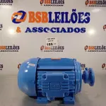 LOTE 185 - 01 MOTOR ELÉTRICO TRIFÁSICO. (NO ESTADO, LEILÃO NÃO TEM GARANTIA E NEM DEVOLUÇÃO, SUJEITO A POSSÍVEIS AVARIAS VISÍVEIS/OCULTAS E/OU AUSÊNCIA DE COMPONENTES).