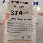 LOTE 374 - 02 GALÕES DE ESPUMA HIGIENIZADORA PARA ANTISSEPSIA INSTANTÂNEA DAS MÃOS 5L CADA. (NO ESTADO, LEILÃO NÃO TEM GARANTIA E NEM DEVOLUÇÃO, SUJEITO A POSSÍVEIS AVARIAS VISÍVEIS/OCULTAS E/OU AUSÊNCIA DE COMPONENTES).