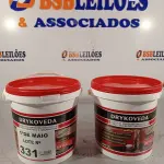 LOTE 331 - 02 BALDES DE DRYKOVEDA, ADITIVO IMPERMEABILIZANTE PARA CONCRETO E ARGAMASSAS. (NO ESTADO, LEILÃO NÃO TEM GARANTIA E NEM DEVOLUÇÃO, SUJEITO A POSSÍVEIS AVARIAS VISÍVEIS/OCULTAS E/OU AUSÊNCIA DE COMPONENTES).