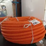 LOTE 236 - 01 ROLO DE MANGUEIRA CORRUGADA. (NO ESTADO, LEILÃO NÃO TEM GARANTIA E NEM DEVOLUÇÃO, SUJEITO A POSSÍVEIS AVARIAS VISÍVEIS/OCULTAS E/OU AUSÊNCIA DE COMPONENTES).