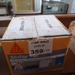 LOTE 359 - 01 CAIXA DE SIKA TOP FLEX, REVESTIMENTO IMPERMEABILIZANTE FLEXÍVEL. (NO ESTADO, LEILÃO NÃO TEM GARANTIA E NEM DEVOLUÇÃO, SUJEITO A POSSÍVEIS AVARIAS VISÍVEIS/OCULTAS E/OU AUSÊNCIA DE COMPONENTES).