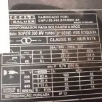LOTE 234 - 01 MÁQUINA DE SOLDA SUPER 300 COM AVARIAS. (NO ESTADO, LEILÃO NÃO TEM GARANTIA E NEM DEVOLUÇÃO, SUJEITO A POSSÍVEIS AVARIAS VISÍVEIS/OCULTAS E/OU AUSÊNCIA DE COMPONENTES).