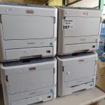 LOTE 287 - 04 IMPRESSORAS MARCAS OKI MODELO MPS5501B PARA RETIRADA DE PEÇAS. (NO ESTADO, LEILÃO NÃO TEM GARANTIA E NEM DEVOLUÇÃO, SUJEITO A POSSÍVEIS AVARIAS VISÍVEIS/OCULTAS E/OU AUSÊNCIA DE COMPONENTES).