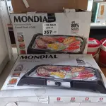 LOTE 357 - 02 CHURRASQUEIRAS ELÉTRICAS MARCAS MONDIAL 127V. (NO ESTADO, LEILÃO NÃO TEM GARANTIA E NEM DEVOLUÇÃO, SUJEITO A POSSÍVEIS AVARIAS VISÍVEIS/OCULTAS E/OU AUSÊNCIA DE COMPONENTES).