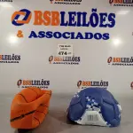 LOTE 474 - 01 BOLA DE BASQUETE E 01 BOLA DE FUTEBOL. (NO ESTADO, LEILÃO NÃO TEM GARANTIA E NEM DEVOLUÇÃO, SUJEITO A POSSÍVEIS AVARIAS VISÍVEIS/OCULTAS E/OU AUSÊNCIA DE COMPONENTES).