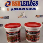 LOTE 308 - 02 BALDES DE DRYKOVEDA, ADITIVO IMPERMEABILIZANTE PARA CONCRETO E ARGAMASSAS. (NO ESTADO, LEILÃO NÃO TEM GARANTIA E NEM DEVOLUÇÃO, SUJEITO A POSSÍVEIS AVARIAS VISÍVEIS/OCULTAS E/OU AUSÊNCIA DE COMPONENTES).