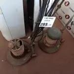 LOTE 285 - 02 ENCERADEIRAS INDUSTRIAL PARA RETIRADA DE PEÇAS. (NO ESTADO, LEILÃO NÃO TEM GARANTIA E NEM DEVOLUÇÃO, SUJEITO A POSSÍVEIS AVARIAS VISÍVEIS/OCULTAS E/OU AUSÊNCIA DE COMPONENTES).