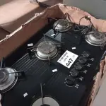 LOTE 447 - 01 FOGÃO COOKTOP 05 BOCAS A GÁS. (NO ESTADO, LEILÃO NÃO TEM GARANTIA E NEM DEVOLUÇÃO, SUJEITO A POSSÍVEIS AVARIAS VISÍVEIS/OCULTAS E/OU AUSÊNCIA DE COMPONENTES).