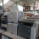 LOTE 304 - 06 IMPRESSORAS MARCAS E MODELOS DIVERSOS PARA RETIRADA DE PEÇAS. (NO ESTADO, LEILÃO NÃO TEM GARANTIA E NEM DEVOLUÇÃO, SUJEITO A POSSÍVEIS AVARIAS VISÍVEIS/OCULTAS E/OU AUSÊNCIA DE COMPONENTES).