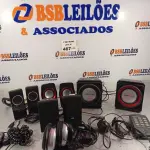 LOTE 467 - 01 LOTE COM VÁRIAS CAIXINHAS DE SOM MARCAS E MODELOS DIVERSOS. (NO ESTADO, LEILÃO NÃO TEM GARANTIA E NEM DEVOLUÇÃO, SUJEITO A POSSÍVEIS AVARIAS VISÍVEIS/OCULTAS E/OU AUSÊNCIA DE COMPONENTES).