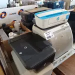 LOTE 298 - 01 LOTE COM VÁRIAS IMPRESSORAS E PÓ PARA TONNER MARCAS E MODELOS DIVERSOS. (NO ESTADO, LEILÃO NÃO TEM GARANTIA E NEM DEVOLUÇÃO, SUJEITO A POSSÍVEIS AVARIAS VISÍVEIS/OCULTAS E/OU AUSÊNCIA DE COMPONENTES).