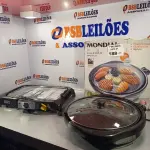 LOTE 188 - 01 CHURRASQUEIRA ELÉTRICA E 01 GRILL MARCA MONDIAL 127/110V. (NO ESTADO, LEILÃO NÃO TEM GARANTIA E NEM DEVOLUÇÃO, SUJEITO A POSSÍVEIS AVARIAS VISÍVEIS/OCULTAS E/OU AUSÊNCIA DE COMPONENTES).