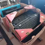 LOTE 419 - 01 LOTE COM GRANDE QUANTIDADE DE TECLADOS PARA PC MARCAS E MODELOS DIVERSOS. (NO ESTADO, LEILÃO NÃO TEM GARANTIA E NEM DEVOLUÇÃO, SUJEITO A POSSÍVEIS AVARIAS VISÍVEIS/OCULTAS E/OU AUSÊNCIA DE COMPONENTES).