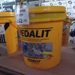LOTE 252 - 01 BALDE DE VEDACIT, ADITIVO PLASTIFICANTE CONCENTRADO PARA ARGAMASSAS DE ASSENTAMENTO E REBOCO CONVENCIONAL 18L. (NO ESTADO, LEILÃO NÃO TEM GARANTIA E NEM DEVOLUÇÃO, SUJEITO A POSSÍVEIS AVARIAS VISÍVEIS/OCULTAS E/OU AUSÊNCIA DE COMPONENTES).