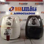 LOTE 422 - 02 AIR FRY MARCAS E MODELOS DIVERSOS PARA RETIRADA DE PEÇAS. (NO ESTADO, LEILÃO NÃO TEM GARANTIA E NEM DEVOLUÇÃO, SUJEITO A POSSÍVEIS AVARIAS VISÍVEIS/OCULTAS E/OU AUSÊNCIA DE COMPONENTES).