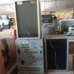 LOTE 421 - 01 APARELHO DE SOM 3X1 MARCA PANASONIC. (NO ESTADO, LEILÃO NÃO TEM GARANTIA E NEM DEVOLUÇÃO, SUJEITO A POSSÍVEIS AVARIAS VISÍVEIS/OCULTAS E/OU AUSÊNCIA DE COMPONENTES).
