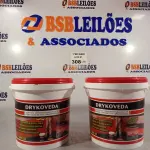 LOTE 308 - 02 BALDES DE DRYKOVEDA, ADITIVO IMPERMEABILIZANTE PARA CONCRETO E ARGAMASSAS. (NO ESTADO, LEILÃO NÃO TEM GARANTIA E NEM DEVOLUÇÃO, SUJEITO A POSSÍVEIS AVARIAS VISÍVEIS/OCULTAS E/OU AUSÊNCIA DE COMPONENTES).