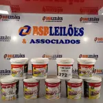 LOTE 272 - 09 KG DE REJUNTAMENTO ACRÍLICO SUPER JUNTA. (NO ESTADO, LEILÃO NÃO TEM GARANTIA E NEM DEVOLUÇÃO, SUJEITO A POSSÍVEIS AVARIAS VISÍVEIS/OCULTAS E/OU AUSÊNCIA DE COMPONENTES).