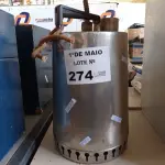 LOTE 274 - 01 BOMBA D’AGUA COM AVARIAS. (NO ESTADO, LEILÃO NÃO TEM GARANTIA E NEM DEVOLUÇÃO, SUJEITO A POSSÍVEIS AVARIAS VISÍVEIS/OCULTAS E/OU AUSÊNCIA DE COMPONENTES).