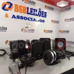 LOTE 467 - 01 LOTE COM VÁRIAS CAIXINHAS DE SOM MARCAS E MODELOS DIVERSOS. (NO ESTADO, LEILÃO NÃO TEM GARANTIA E NEM DEVOLUÇÃO, SUJEITO A POSSÍVEIS AVARIAS VISÍVEIS/OCULTAS E/OU AUSÊNCIA DE COMPONENTES).