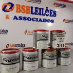 LOTE 211 - 06 LATAS DE COLORANTE SUVINIL 900ML. (NO ESTADO, LEILÃO NÃO TEM GARANTIA E NEM DEVOLUÇÃO, SUJEITO A POSSÍVEIS AVARIAS VISÍVEIS/OCULTAS E/OU AUSÊNCIA DE COMPONENTES).