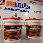 LOTE 308 - 02 BALDES DE DRYKOVEDA, ADITIVO IMPERMEABILIZANTE PARA CONCRETO E ARGAMASSAS. (NO ESTADO, LEILÃO NÃO TEM GARANTIA E NEM DEVOLUÇÃO, SUJEITO A POSSÍVEIS AVARIAS VISÍVEIS/OCULTAS E/OU AUSÊNCIA DE COMPONENTES).