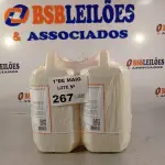 LOTE 267 - 02 GALÕES DE ESPUMA HIGIENIZADORA PARA ANTISSEPSIA INSTANTÂNEA DAS MÃOS 5L CADA. (NO ESTADO, LEILÃO NÃO TEM GARANTIA E NEM DEVOLUÇÃO, SUJEITO A POSSÍVEIS AVARIAS VISÍVEIS/OCULTAS E/OU AUSÊNCIA DE COMPONENTES).