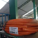 LOTE 224 - 01 ROLO DE MANGUEIRA CORRUGADA. (NO ESTADO, LEILÃO NÃO TEM GARANTIA E NEM DEVOLUÇÃO, SUJEITO A POSSÍVEIS AVARIAS VISÍVEIS/OCULTAS E/OU AUSÊNCIA DE COMPONENTES).
