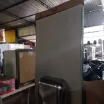 LOTE 338 - 01 PIA EM AÇO INOX CIMENTADA MEDINDO 1,80M X 0,53CM. (NO ESTADO, LEILÃO NÃO TEM GARANTIA E NEM DEVOLUÇÃO, SUJEITO A POSSÍVEIS AVARIAS VISÍVEIS/OCULTAS E/OU AUSÊNCIA DE COMPONENTES).