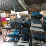 LOTE 515 - 10 CADEIRAS DE AUDITÓRIO. (NO ESTADO, LEILÃO NÃO TEM GARANTIA E NEM DEVOLUÇÃO, SUJEITO A POSSÍVEIS AVARIAS VISÍVEIS/OCULTAS E/OU AUSÊNCIA DE COMPONENTES).