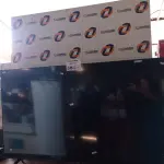LOTE 584 - 01 TV SAMSUNG 50” POL PARA RETIRADA DE PEÇAS. (NO ESTADO, LEILÃO NÃO TEM GARANTIA E NEM DEVOLUÇÃO, SUJEITO A POSSÍVEIS AVARIAS VISÍVEIS/OCULTAS E/OU AUSÊNCIA DE COMPONENTES).