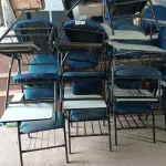 LOTE 515 - 10 CADEIRAS DE AUDITÓRIO. (NO ESTADO, LEILÃO NÃO TEM GARANTIA E NEM DEVOLUÇÃO, SUJEITO A POSSÍVEIS AVARIAS VISÍVEIS/OCULTAS E/OU AUSÊNCIA DE COMPONENTES).