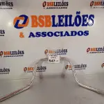 LOTE 547 - 01 GUIDÃO SECA SUVACO CROMADO. (NO ESTADO, LEILÃO NÃO TEM GARANTIA E NEM DEVOLUÇÃO, SUJEITO A POSSÍVEIS AVARIAS VISÍVEIS/OCULTAS E/OU AUSÊNCIA DE COMPONENTES).