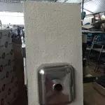 LOTE 502 - 01 PIA EM AÇO INOX CIMENTADA MEDINDO 1,50M X 0,53CM. (NO ESTADO, LEILÃO NÃO TEM GARANTIA E NEM DEVOLUÇÃO, SUJEITO A POSSÍVEIS AVARIAS VISÍVEIS/OCULTAS E/OU AUSÊNCIA DE COMPONENTES).