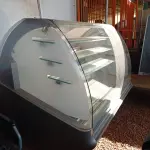 LOTE 613 - 01 BALCÃO REFRIGERADO PARA TORTERIA. (NO ESTADO, LEILÃO NÃO TEM GARANTIA E NEM DEVOLUÇÃO, SUJEITO A POSSÍVEIS AVARIAS VISÍVEIS/OCULTAS E/OU AUSÊNCIA DE COMPONENTES).