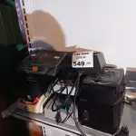 LOTE 549 - 05 RELÓGIOS DE PONTO MARCAS E MODELOS DIVERSOS E 01 REBOBINADOR DE FITAS VHS. (NO ESTADO, LEILÃO NÃO TEM GARANTIA E NEM DEVOLUÇÃO, SUJEITO A POSSÍVEIS AVARIAS VISÍVEIS/OCULTAS E/OU AUSÊNCIA DE COMPONENTES).